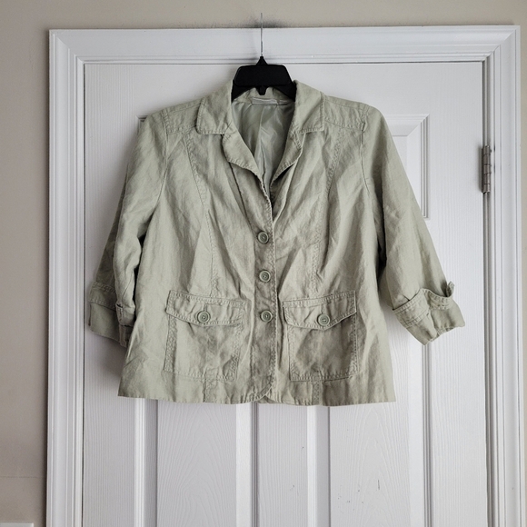 Studio Works Women's Button Up Blazer - Picture 1 of 11